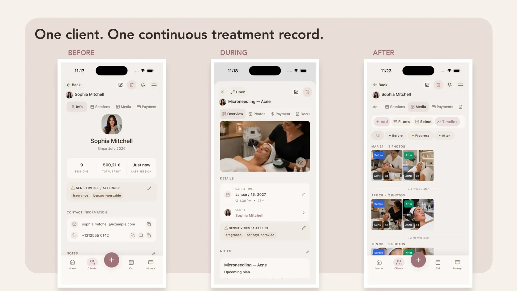 Esthetician Client Records: What to Track Before, During and After Every Treatment