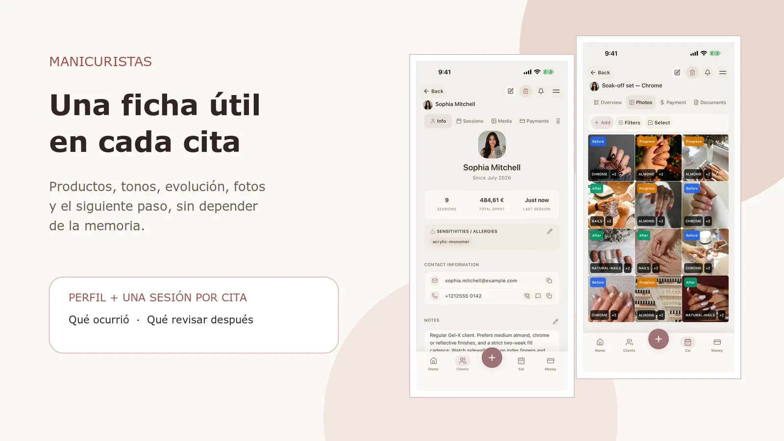 Ficha de clienta para manicuristas: qué anotar en cada cita