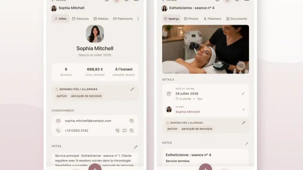 Fiche client esthétique : quoi noter à chaque soin ?
