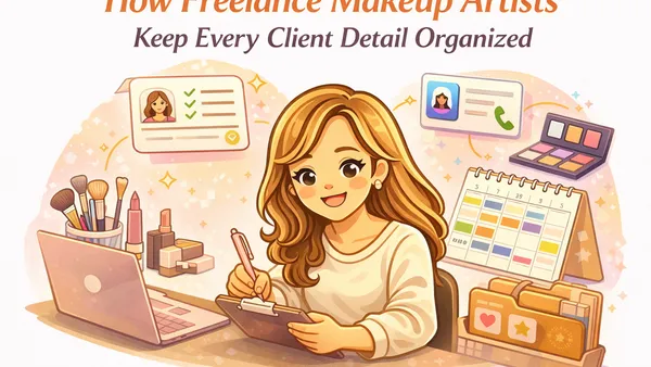 How Makeup Artists Organize Client Details