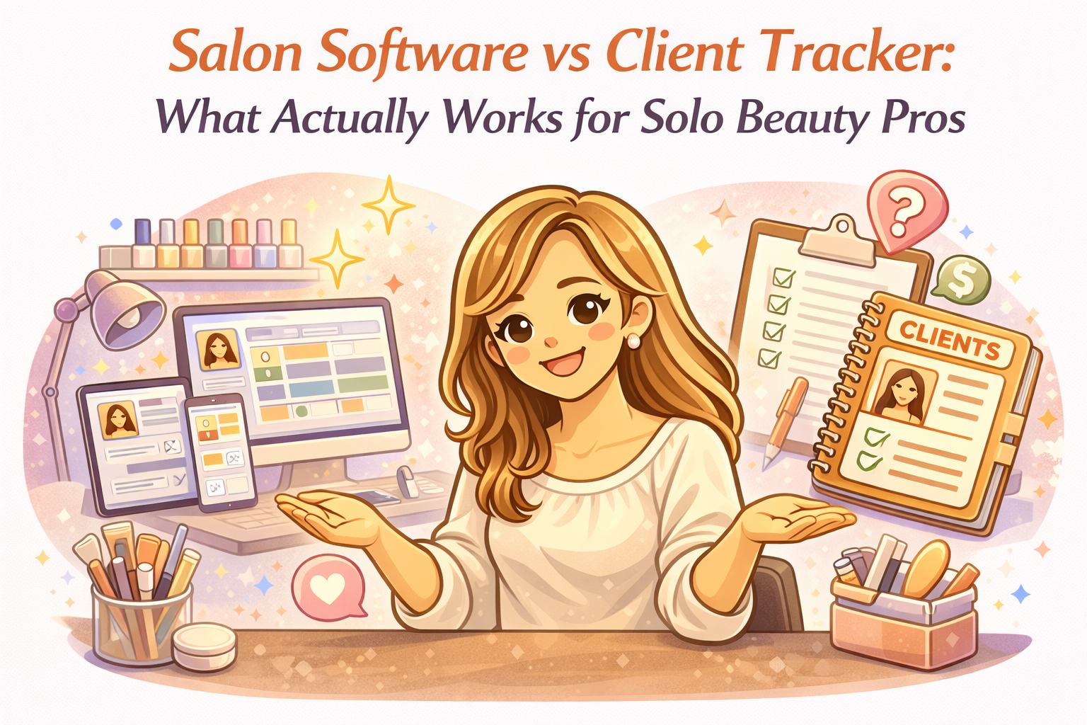 Salon Software vs Client Tracker for Solos