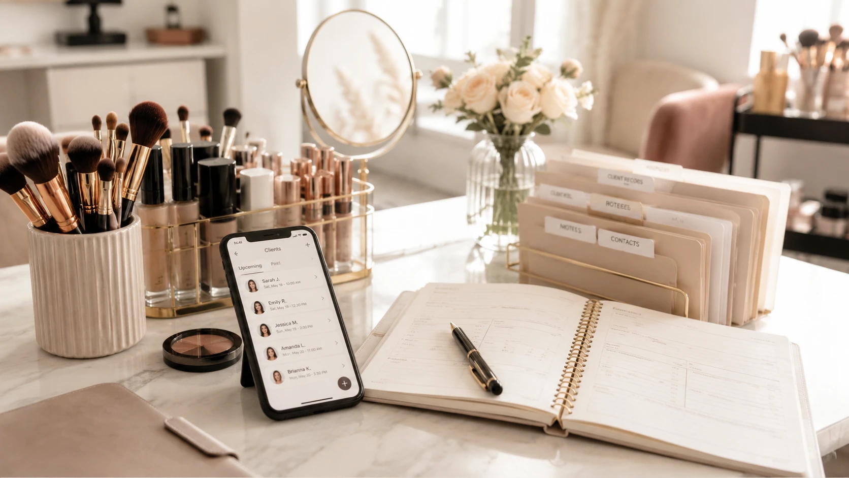 How to Organize Makeup Clients Without Expensive Salon Software