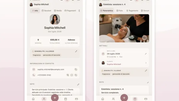 Scheda cliente estetista: cosa annotare dopo ogni trattamento