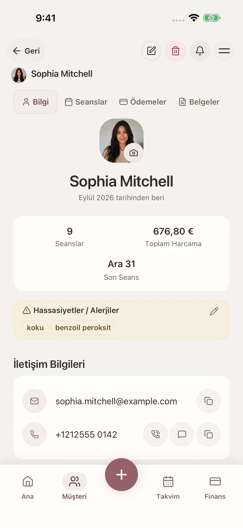 Müşteri profil görünümü: Tüm detaylar, geçmiş ve tercihler tek yerde