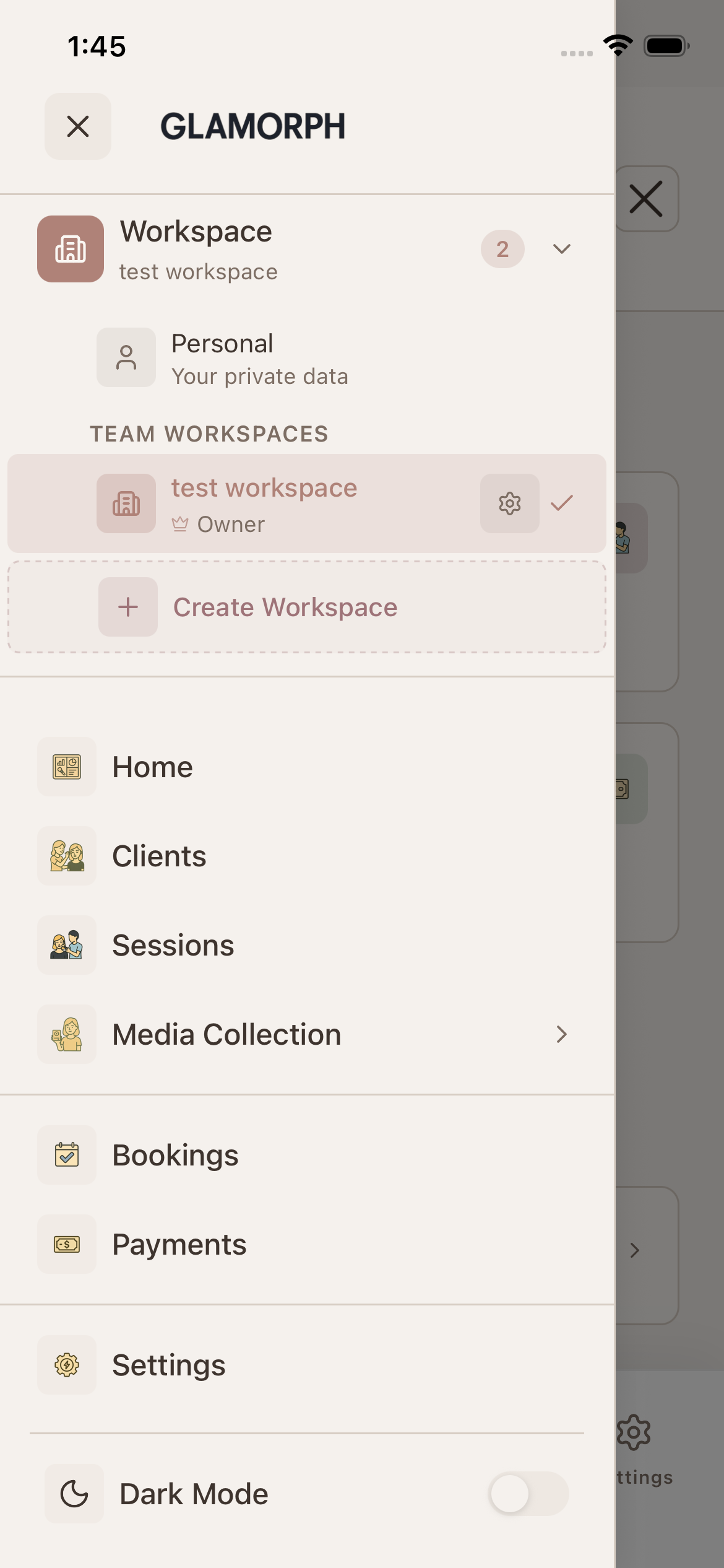 Team workspace sync
