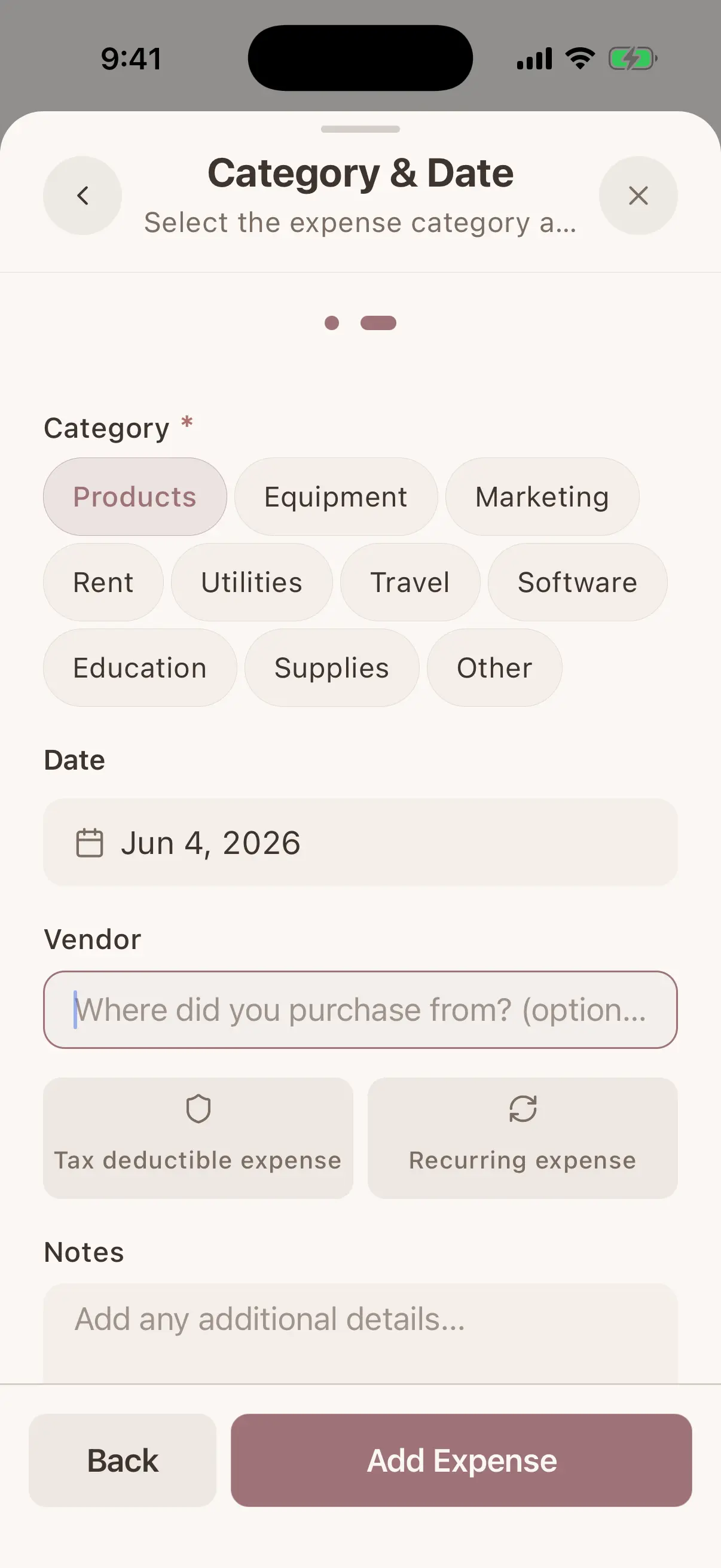 Track beauty business expenses without spreadsheets in Glamorph