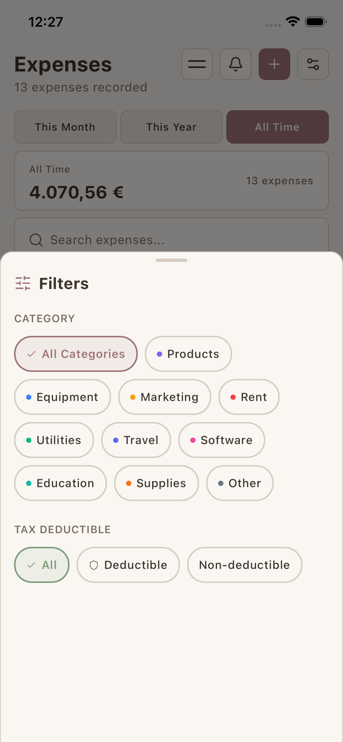 Categorize everything