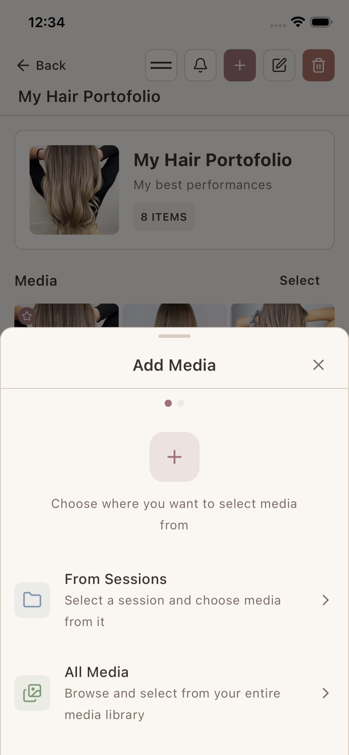 Shareable galleries