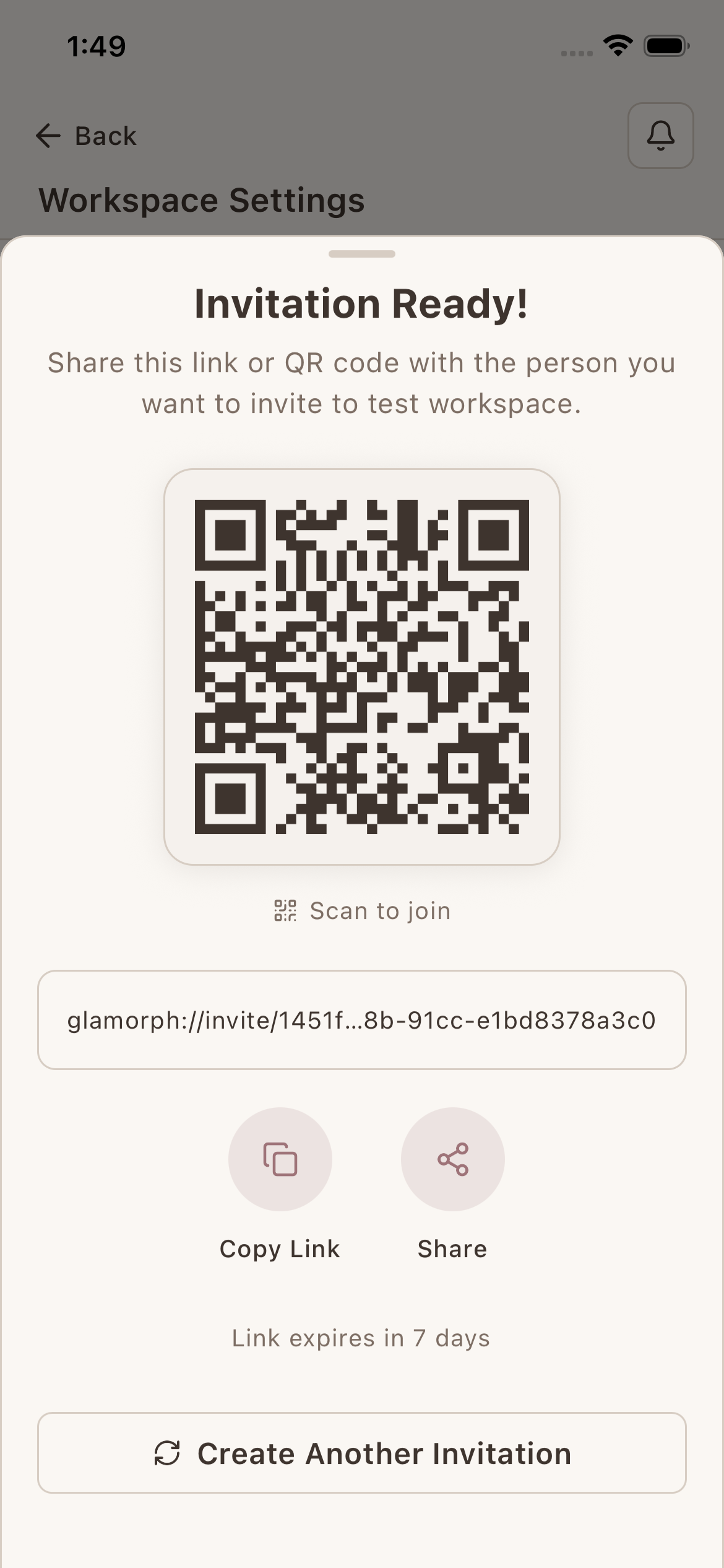Invite team members