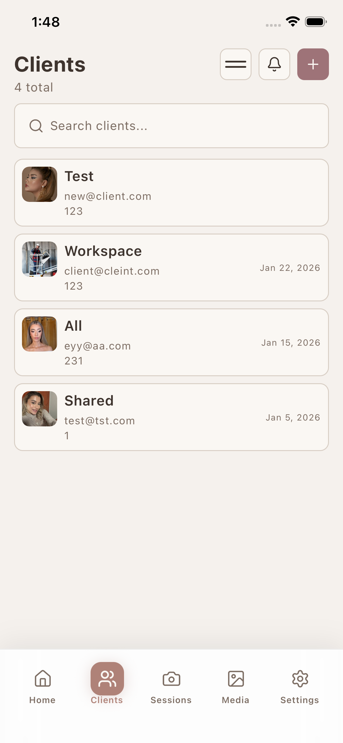 Shared client base