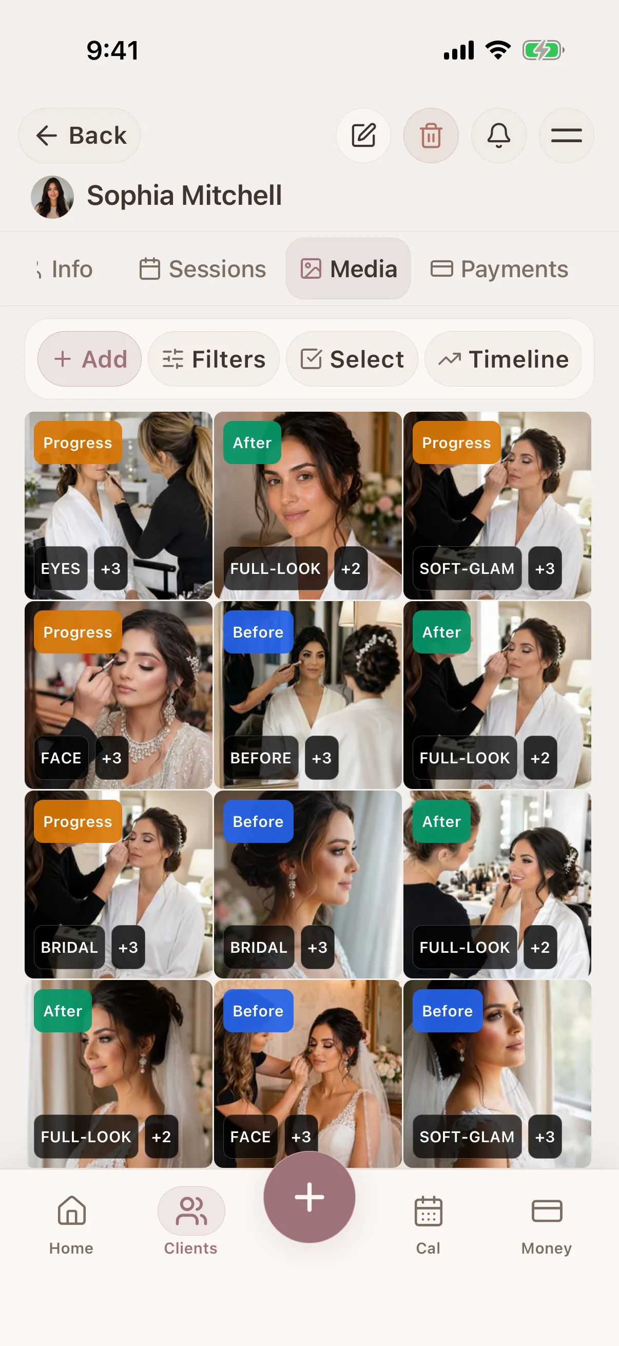 Bridal before & after galleries