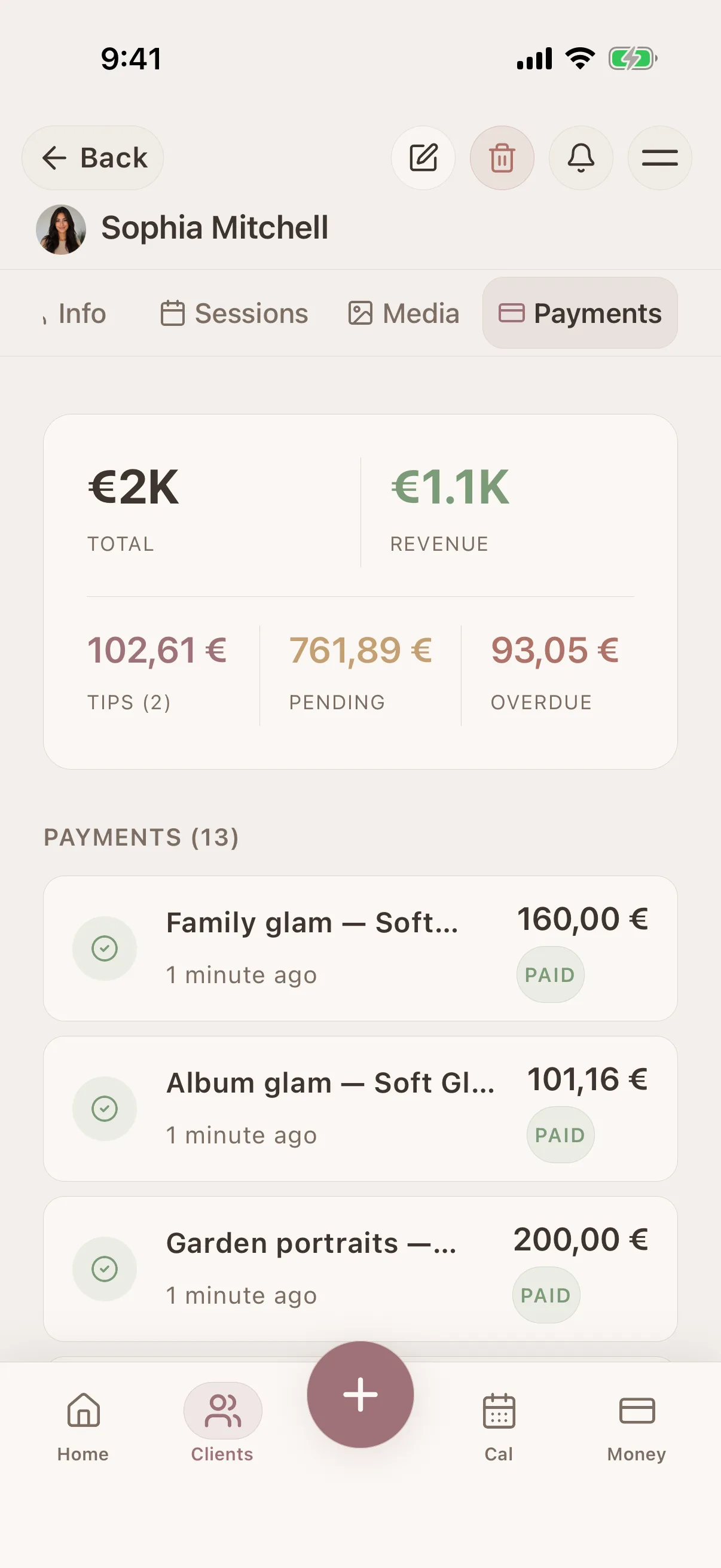 Payment tracking