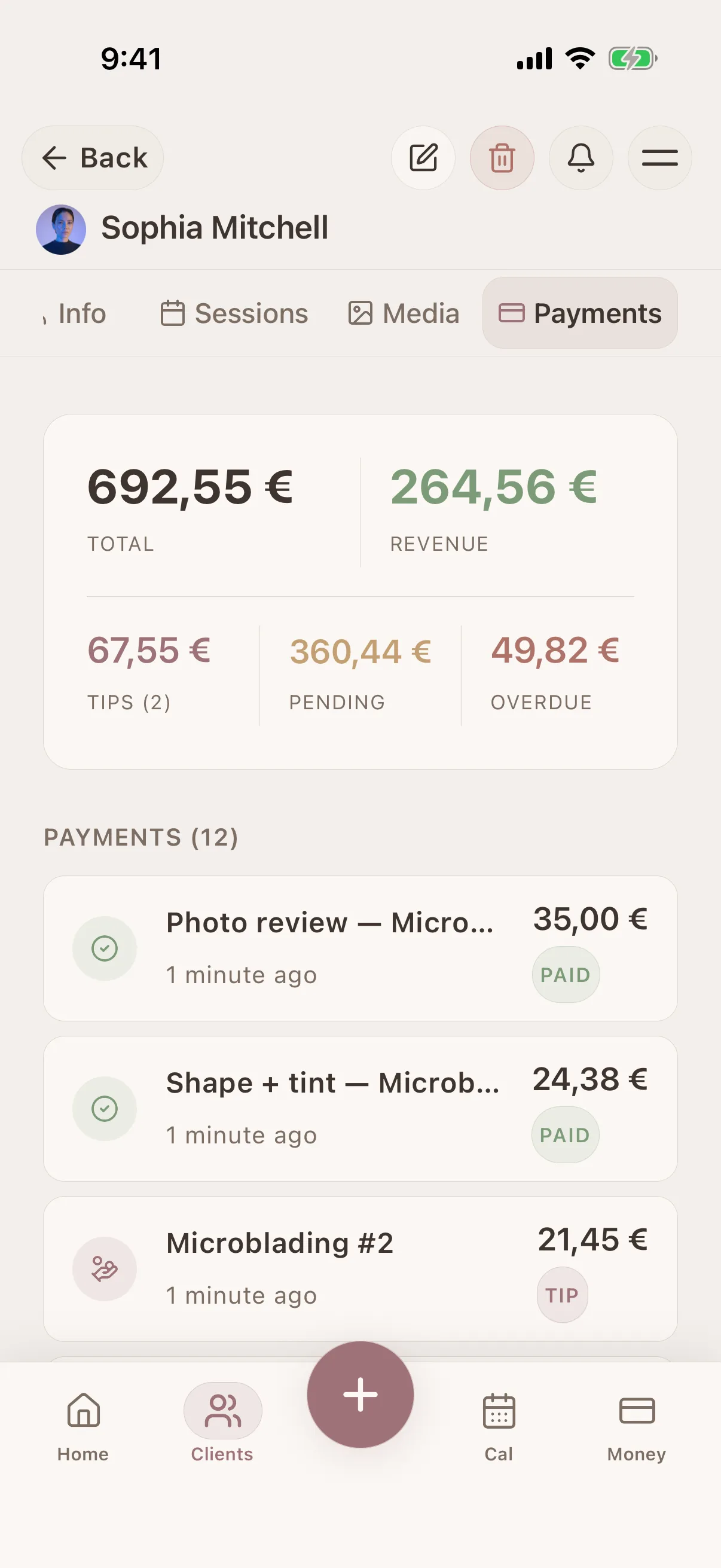 Payment tracking