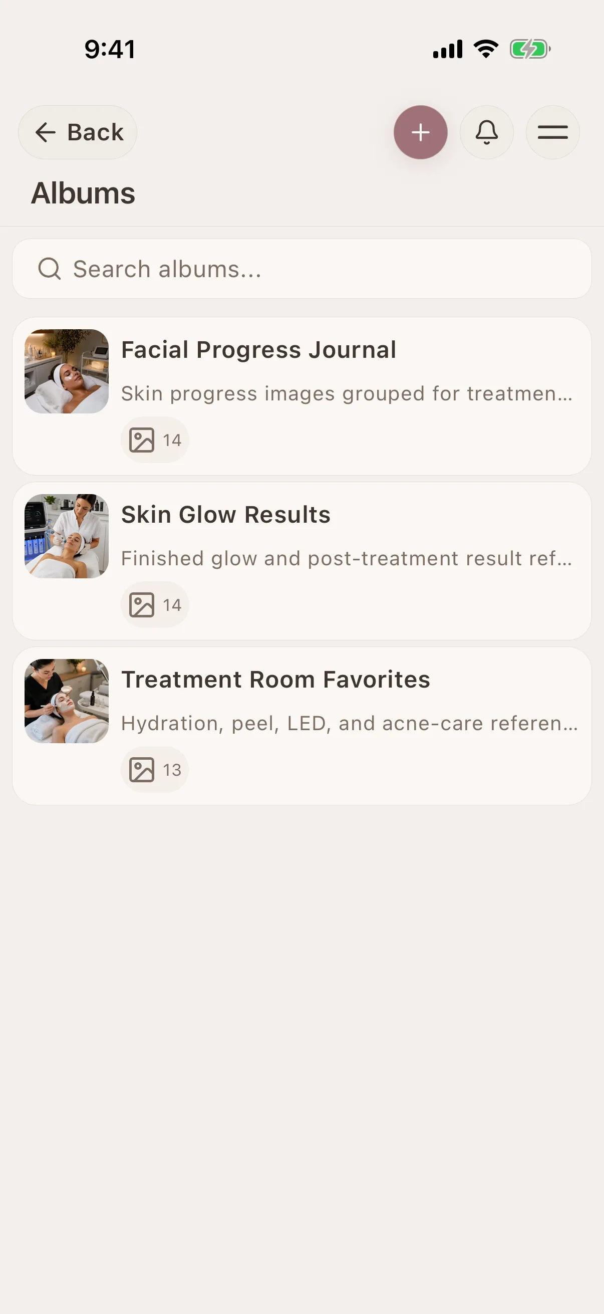 Shareable galleries