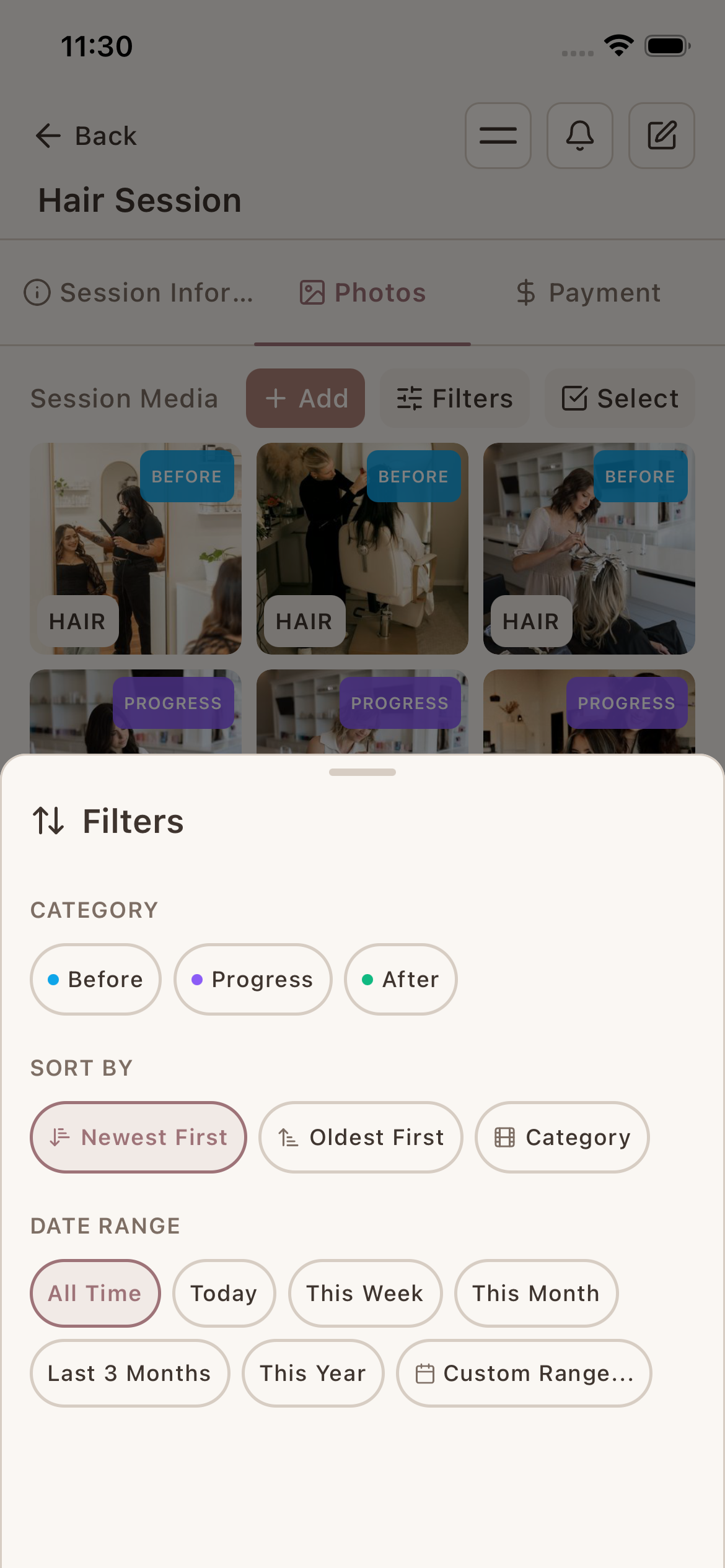 Tag & search transformation photos