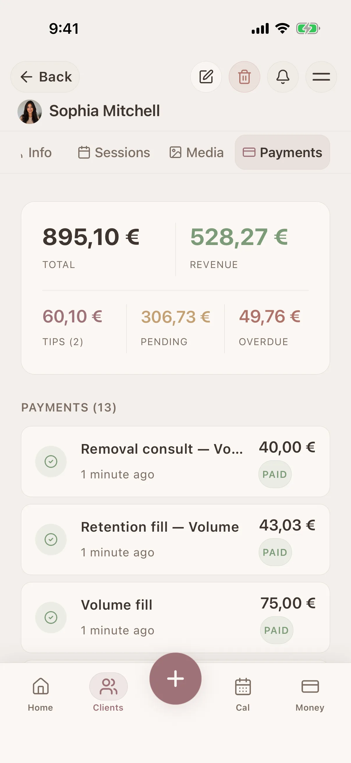 Payment tracking