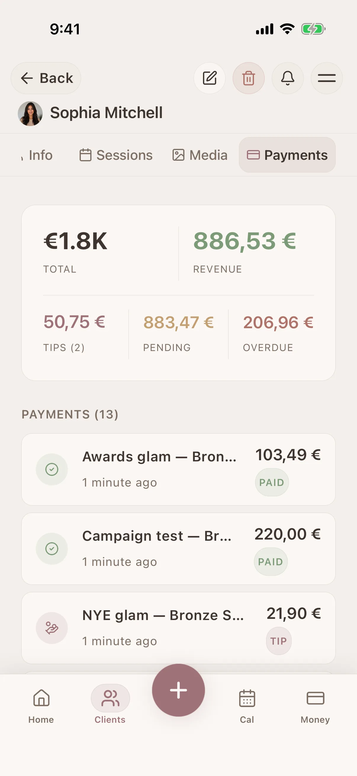 Payment tracking